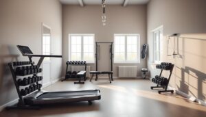 Mehr über den Artikel erfahren Home Gym platzsparend: Dein perfekter Fitnessraum