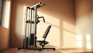 Mehr über den Artikel erfahren Kraftstation mit Beinpresse: Effizientes Beintraining für Zuhause